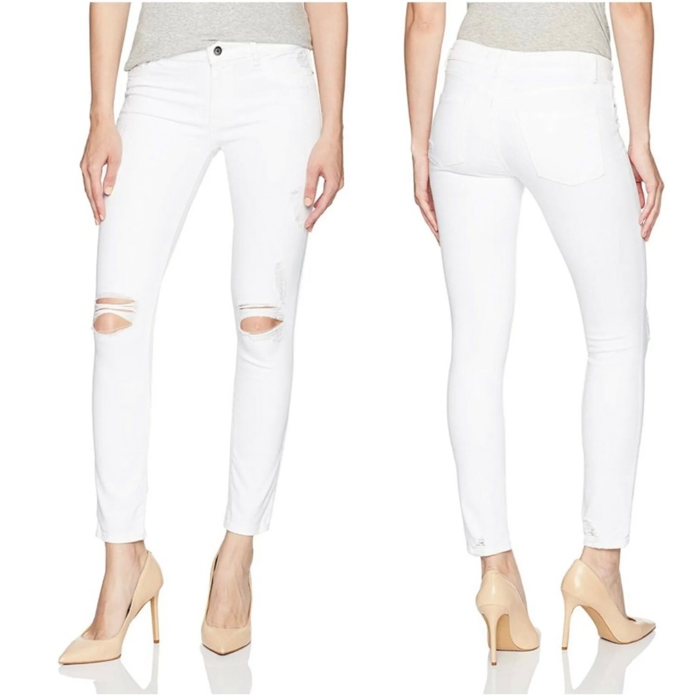 Women’s DL1961 White Margaux Instasculpt Ankle Skinny Jeans